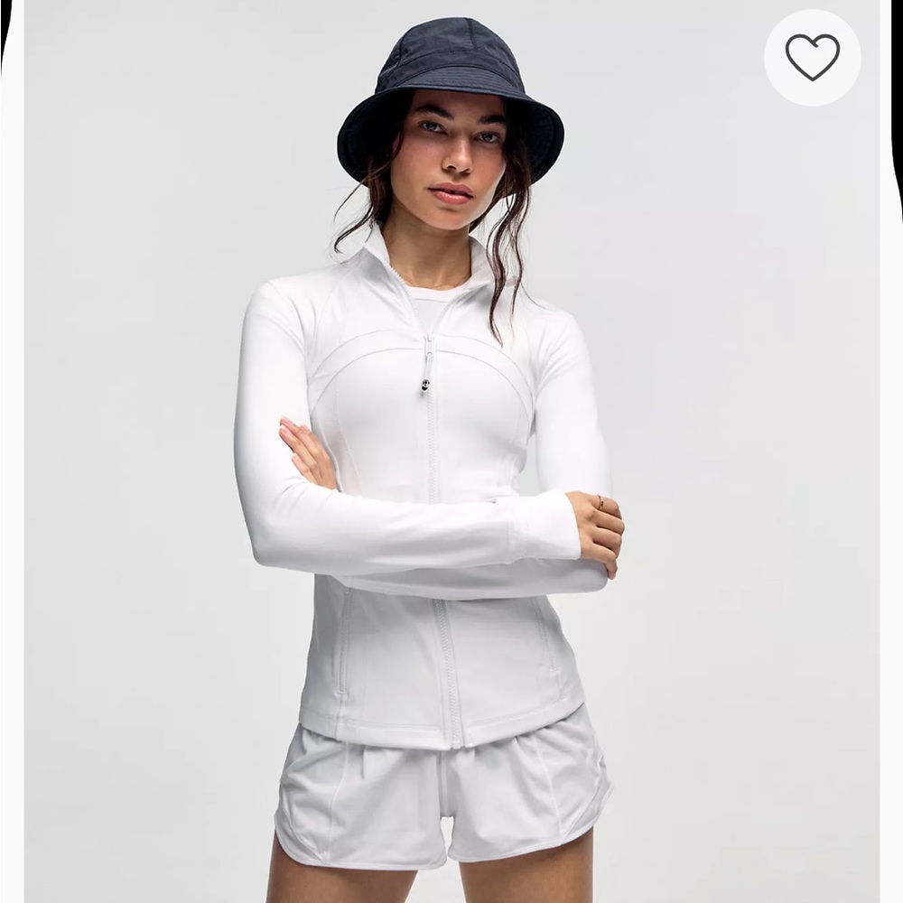 lululemon Define Jacket Nulu, White, Size 6, NWT